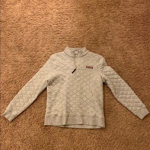 Womens Vineyard Vines Quilted Pullover